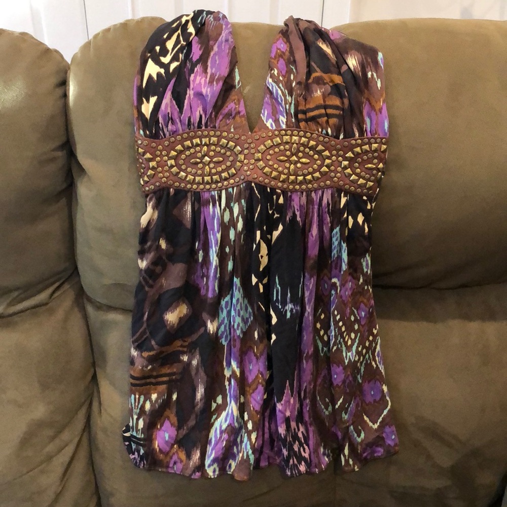 Sky halter top